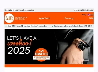 Smartwatchbanden 1 + 1 gratis