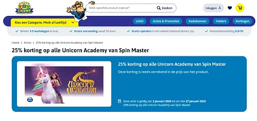 -25% Unicorn Academy ToyChamp 👍