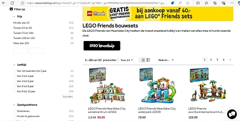 Lego Friends gratis smoothiekraam vanaf 60 euro 👍Intertoys