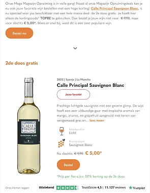 Calle Principal Sauvignon Blanc