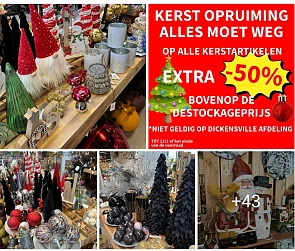 50% extra korting op de verlaagde prijs