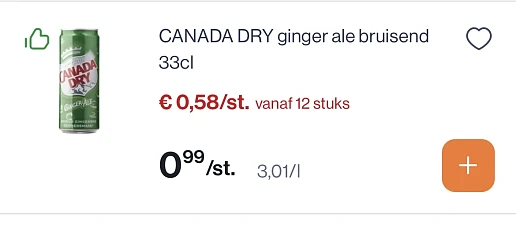 Canada dry ginger