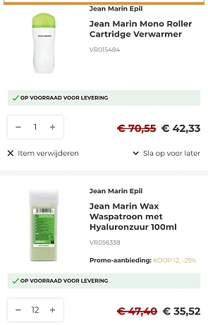 Jean Marin wax ontharing