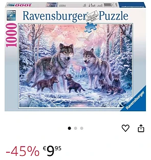 puzzel Arctische Wolven