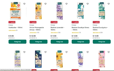 Holland & Barrett kneipp 1 + 1
