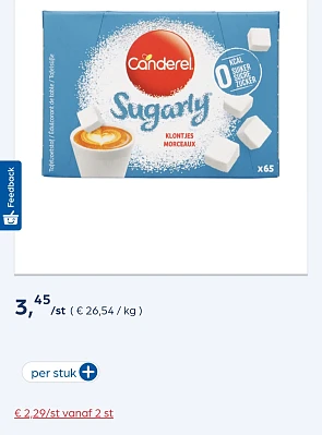 Collect&go CANDEREL sugarly klontjes