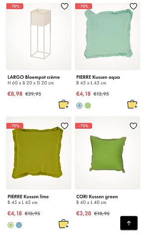 Tot 70% korting bij Casa!