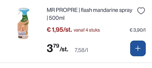 Mr proper spray mandarine