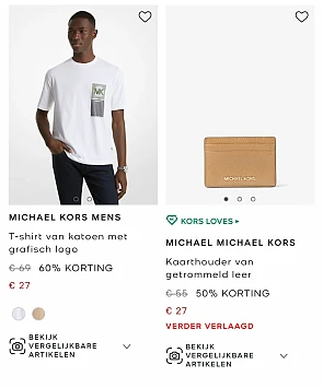 Michael Kors tot 65% korting
