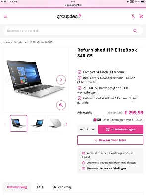 HP EliteBook 840 G5 refurbished