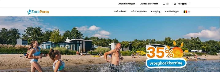 Zomervakantie met 35% vroegboekkorting Europarcs