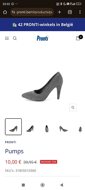 Pumps aan 10€