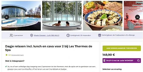 -18% op Bongo belevenissen 🎁