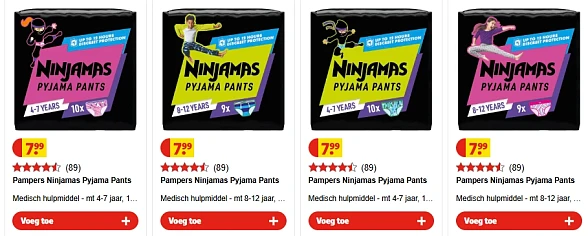 Pampers Ninjamas Pyjama Pants helemaal gratis 👍