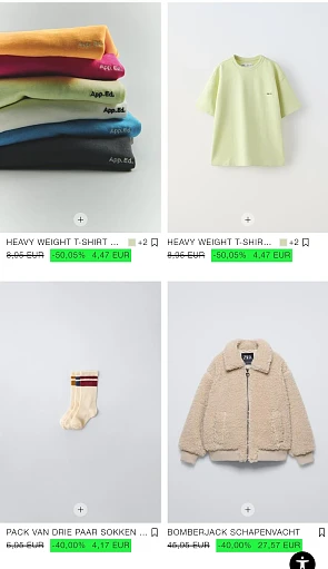 Tot 50% korting bij Zara