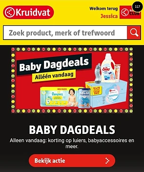 Baby Dagdeals Kruidvat