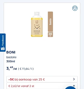 Collect&Go BONI badolie 300ml
