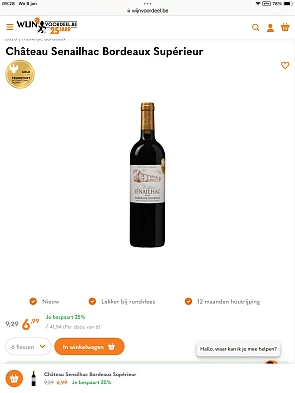 2020 Château Senailhac, Bordeaux Supérieur