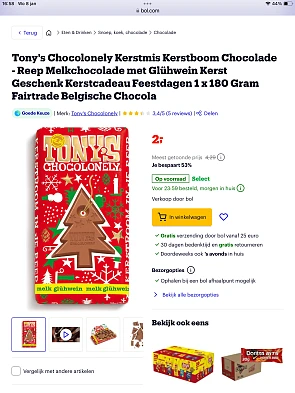 Tony s chocolonely Jeretmis