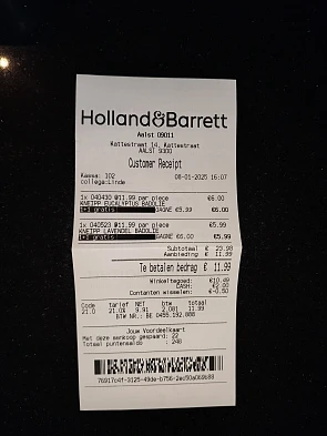 Holland & Barrett Kneipp 1 + 1