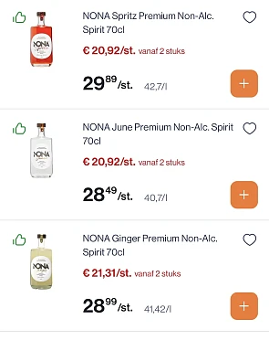 Nona non alcoholische drank