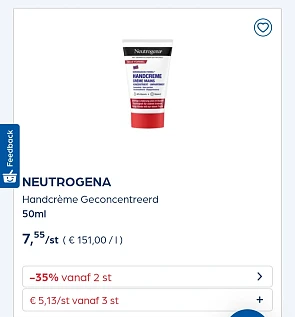 Collect&go NEUTROGENA Handcrème Geconcentreerd 50ml