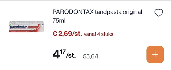 Parodontax tandpasta original