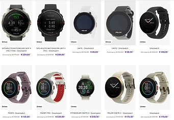 Polar smartwatch vanaf 99 euro!