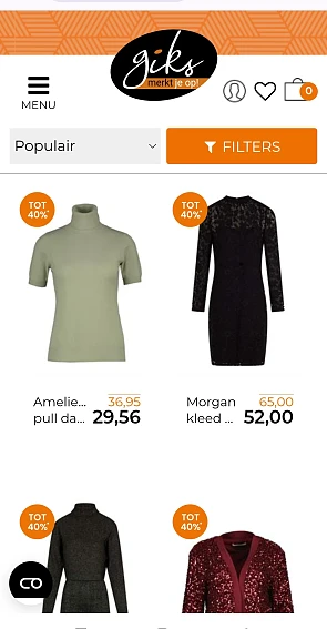 Giks solden tot 40%