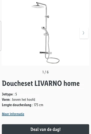 Doucheset LIVARNO home
