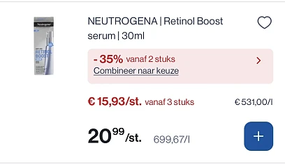 Neutrogena retinol boost serum