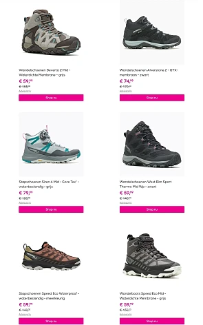 Wandelschoenen Merrell