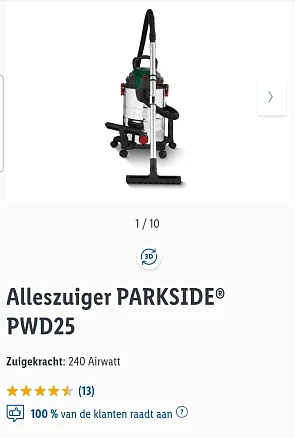 Alleszuiger PARKSIDE® PWD25