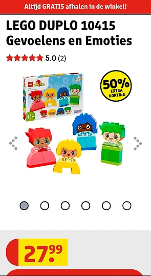 -50% LEGO DUPLO 10415 Gevoelens en Emoties 🤩