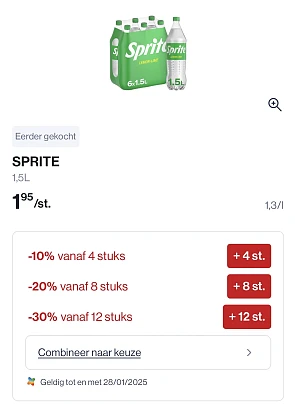 Sprite 1,5 l in promo