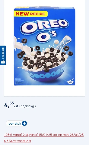 Collect&go WEETABIX Oreo O's 350g