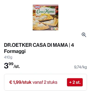 Colruyt dr. Oetker casa di mama