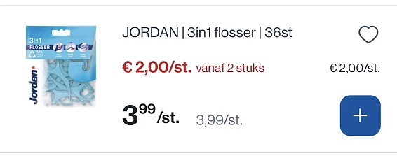 Jordan 3in1 Flosser 36 st
