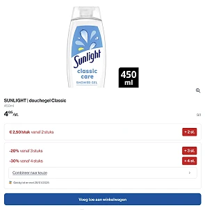 Sunlight douchegel classic