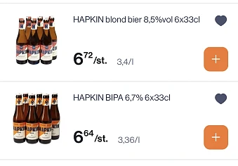 Hapkin blond en bipa