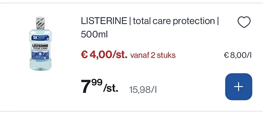 Listerine Total care protection