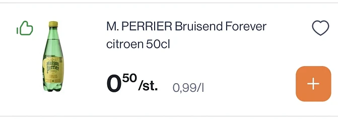 Maisson perrier bruisend
