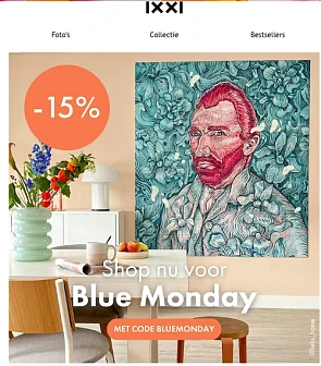 15% korting bij ixxi