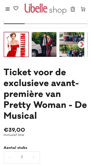 Libelle-avond van de musical ‘Pretty Woman’