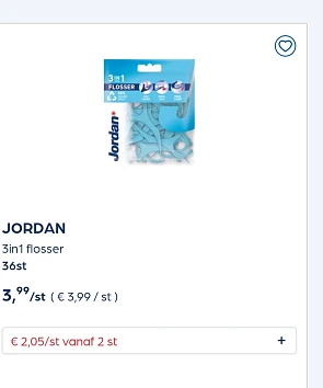 Collect&go JORDAN 3in1 flosser 36st