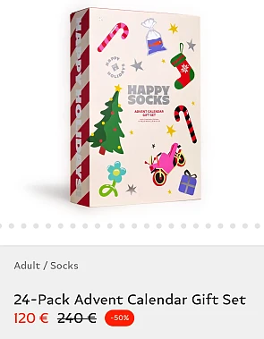 Happy socks advent kalender