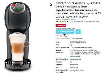 Krups KP340B Genio S Plus