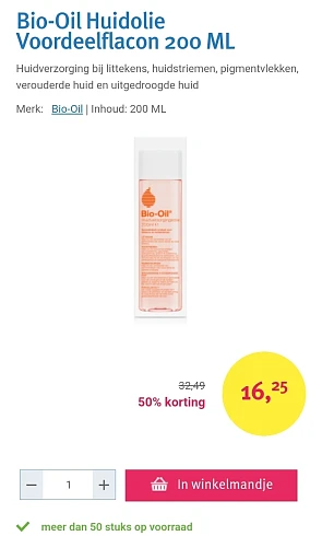 Bio-Oil Huidolie Voordeelflacon 200 ML