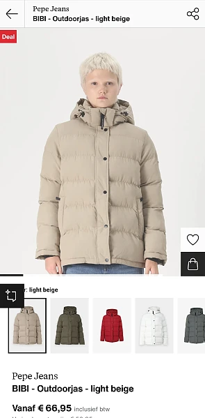 Pepe jeans outdoor jas