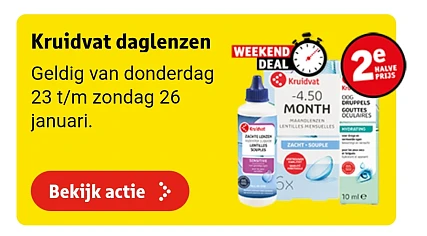 Kruidvat oogverzorging 2de halve prijs